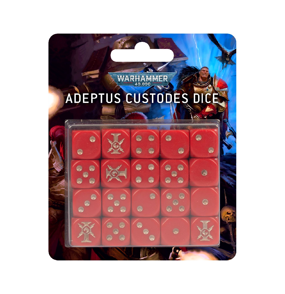

Warhammer 40000: adeptus custodes dice set