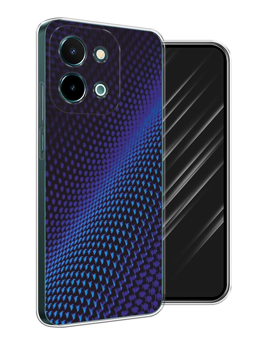 

Чехол Awog на Vivo Y28 4G "Синий карбон", Черный;синий, 2611650-1