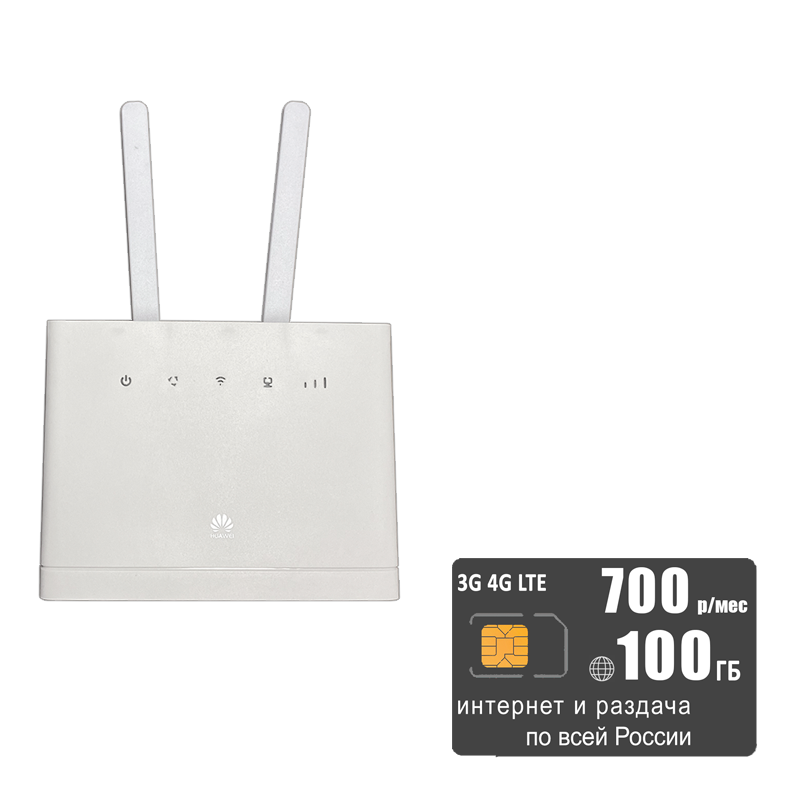 

Wi-Fi роутер Huawei B315s-22 (router-b315white-tele2-100gb-SG-sb), B315s-22