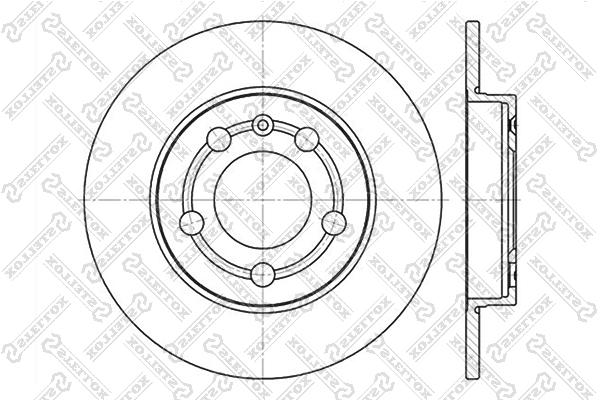 

Тормозной диск Stellox 6020-4779-SX