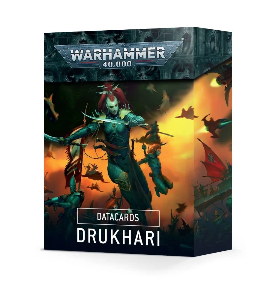 

Warhammer 40000: datacards: drukhari (датакарты друкари) 9 редакция