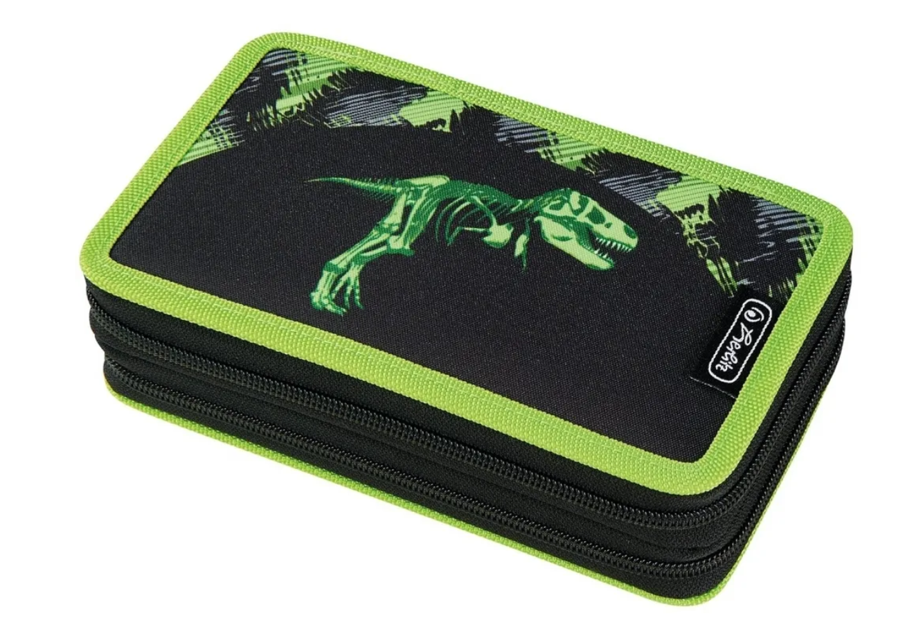 

Пенал Dino Skeleton 2 молнии, Herlitz пенал dino skeleton 2 молнии