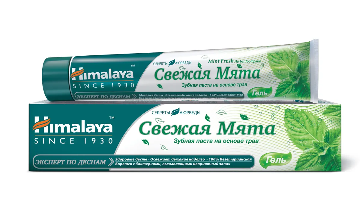 фото Зубная паста himalaya herbals свежая мята; 75 мл