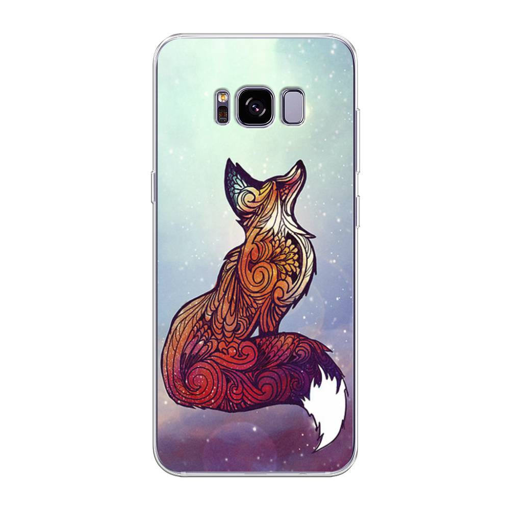 

Чехол Awog на Samsung Galaxy S8 + "Лиса 1", Голубой;фиолетовый, 24850-1