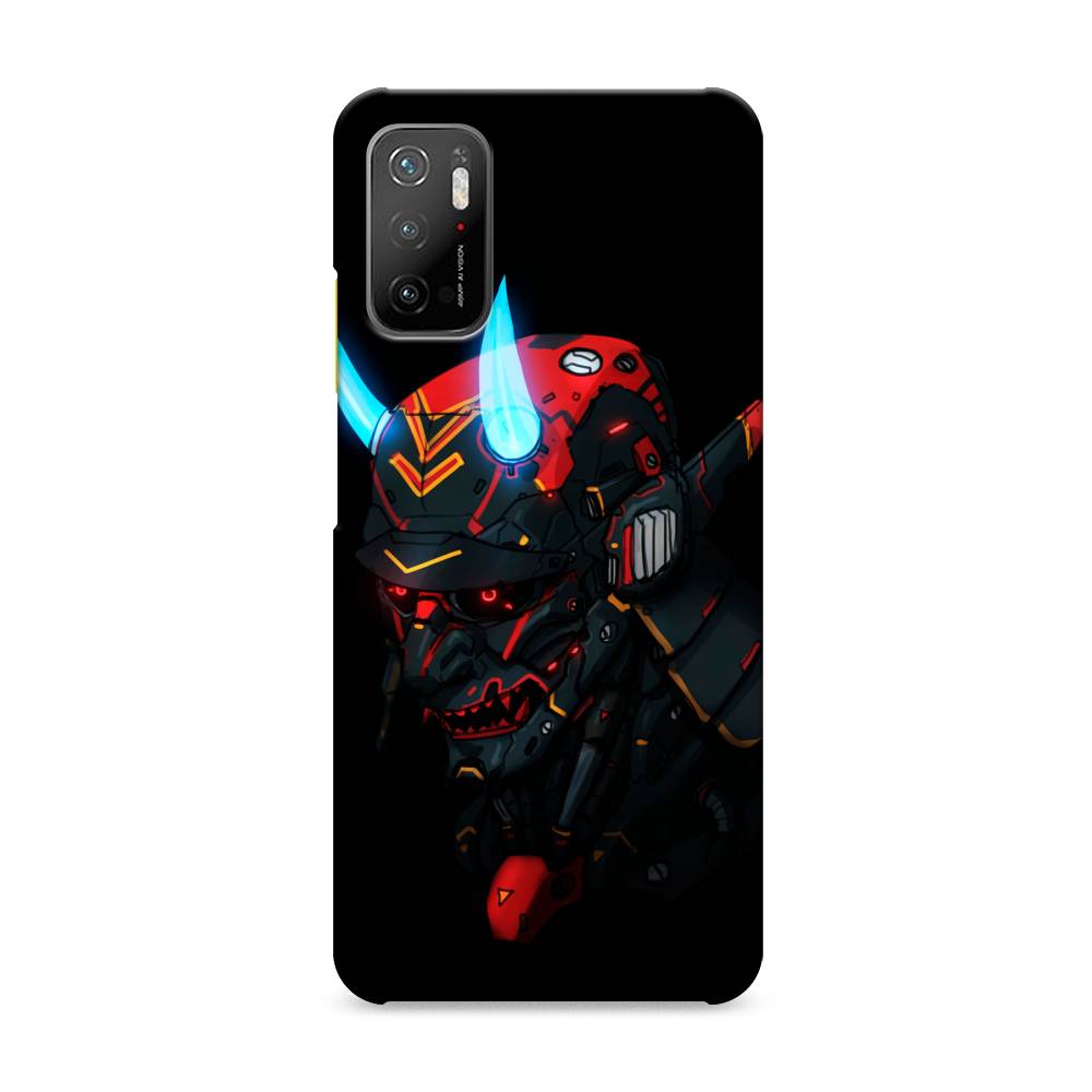 

Пластиковый чехол "Неоновый самурай" на Xiaomi Poco M3 Pro, 311020-5