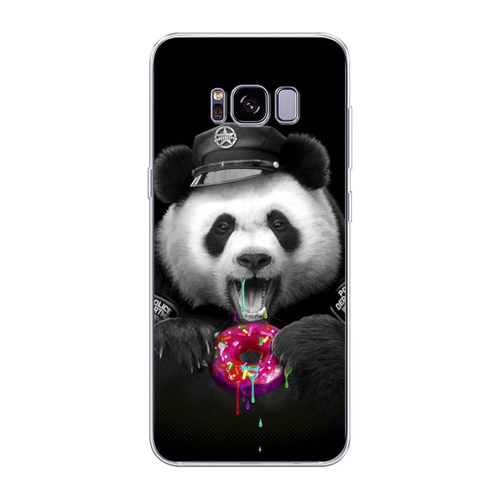 

Чехол Awog на Samsung Galaxy S8 + "Панда police", Черный;белый;розовый, 24850-2