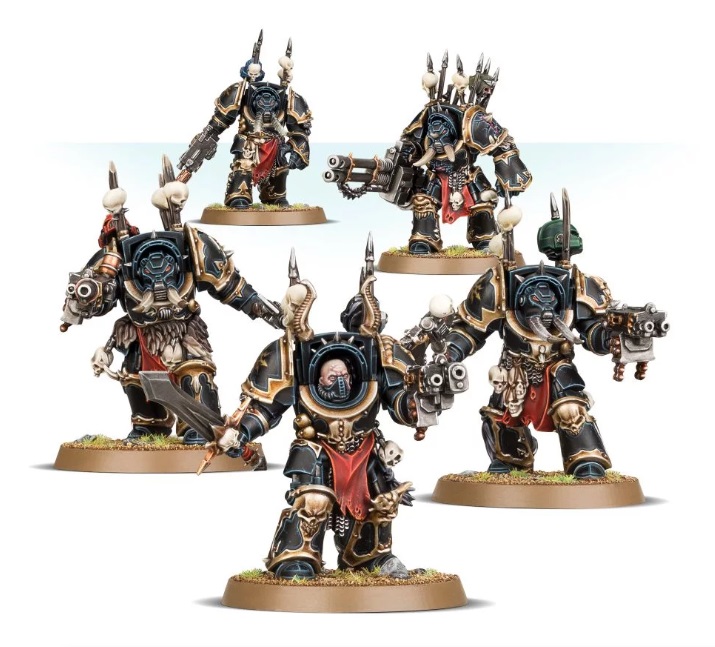 

Warhammer 40000: терминаторы космодесанта хаоса (chaos space marines terminators) 2019