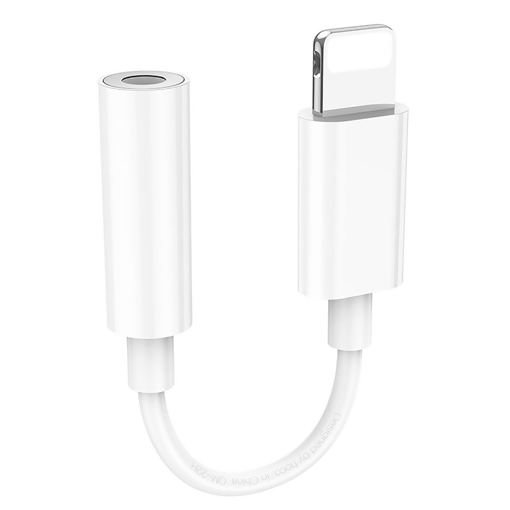 

Аксессуар Hoco LS34 Lightning - Jack 3.5mm White 6931474783745, LS34