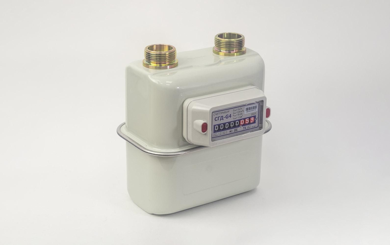 Газовый счетчик Счетприбор СГД G4 левый УУУУ08961 (М 30х2) под Владимир