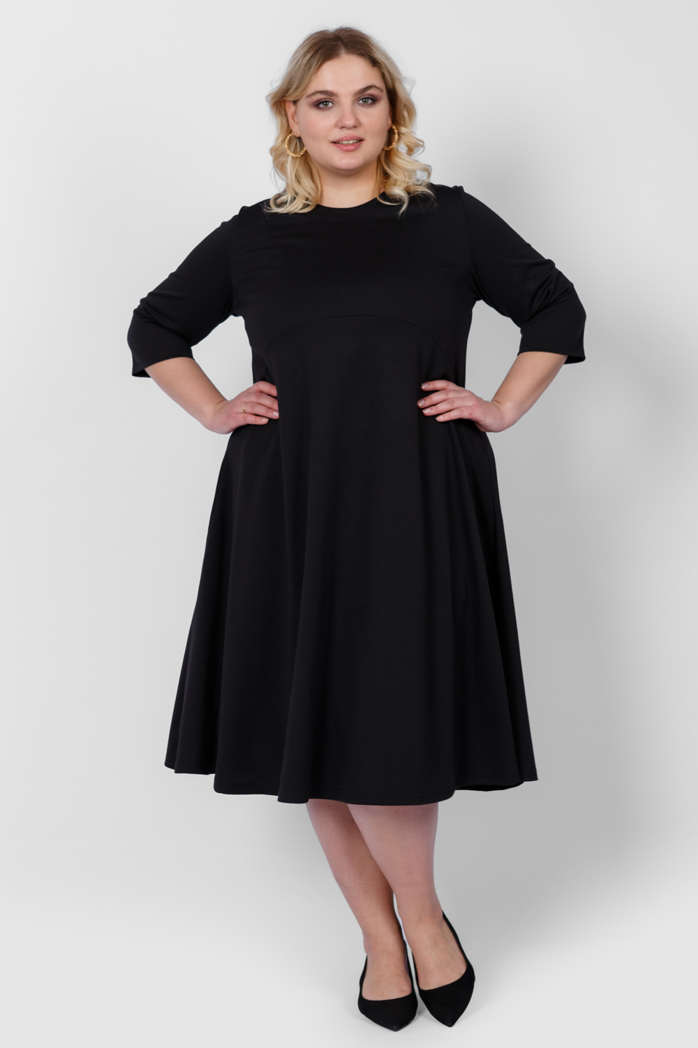 

Платье женское ARTESSA PP34306BLK01 черное 52-54 RU, PP34306BLK01