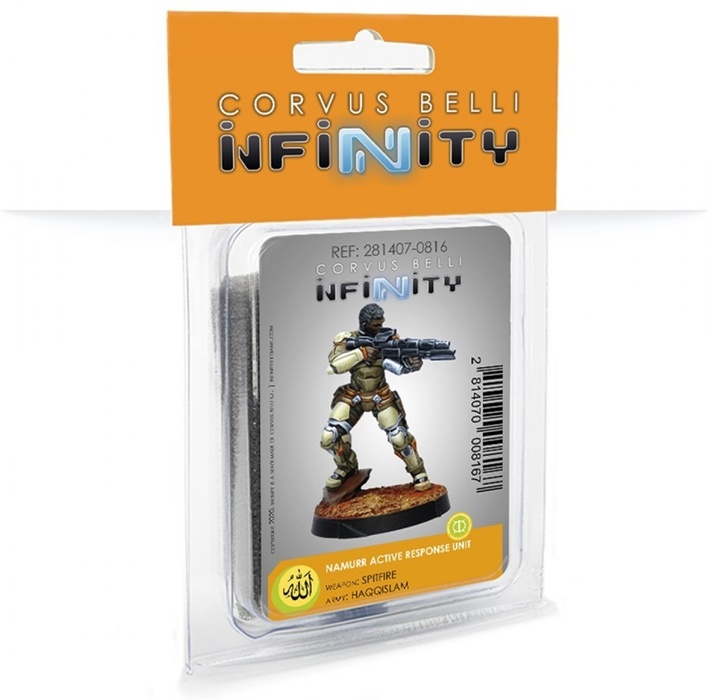 Миниатюры Corvus Belli Infinity Haqqislam Namurr Active Response Unit Spitfire 1356₽