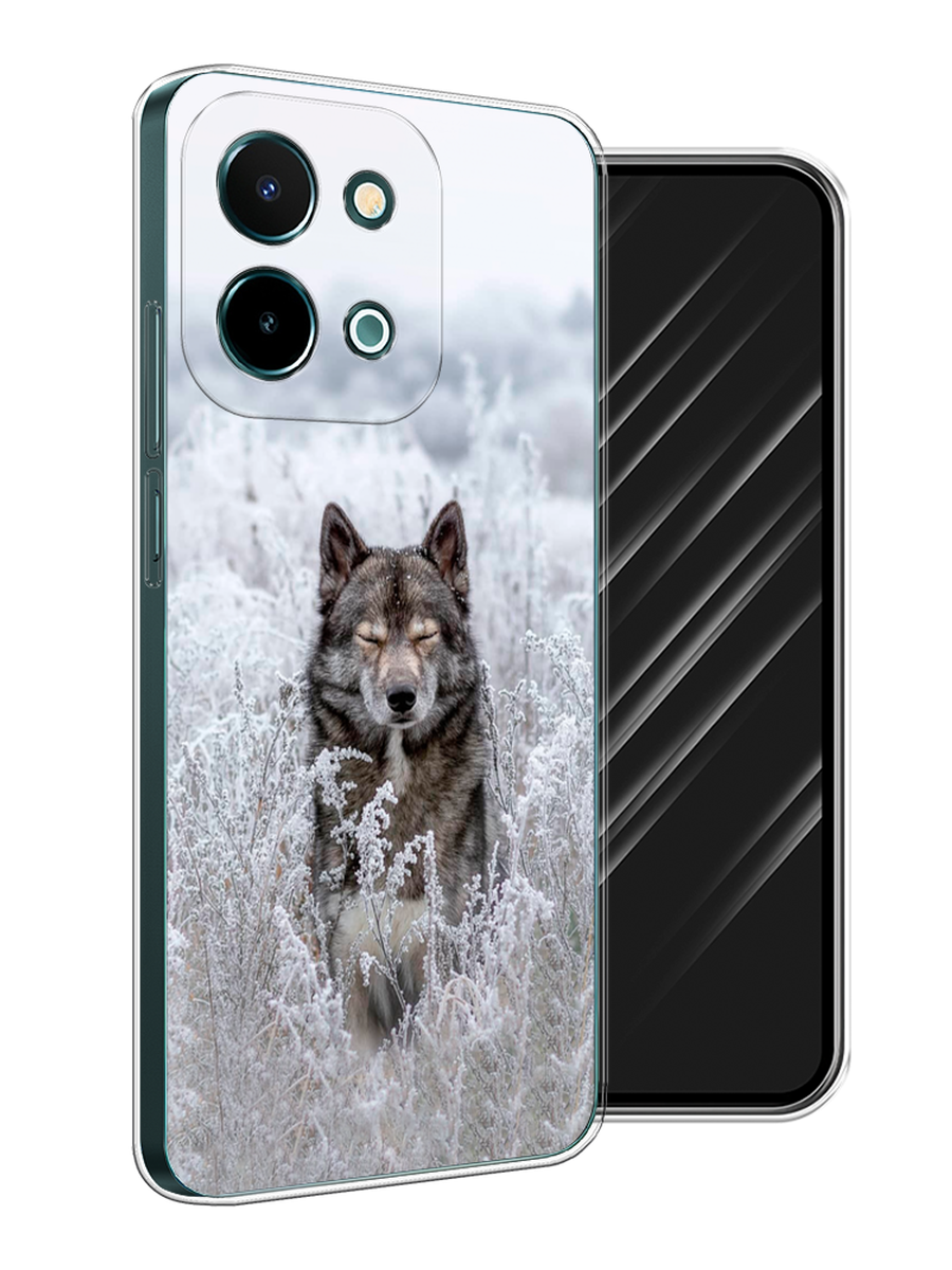 

Чехол Awog на Vivo Y28 4G "Волк в поле", Белый;черный, 2611650-1
