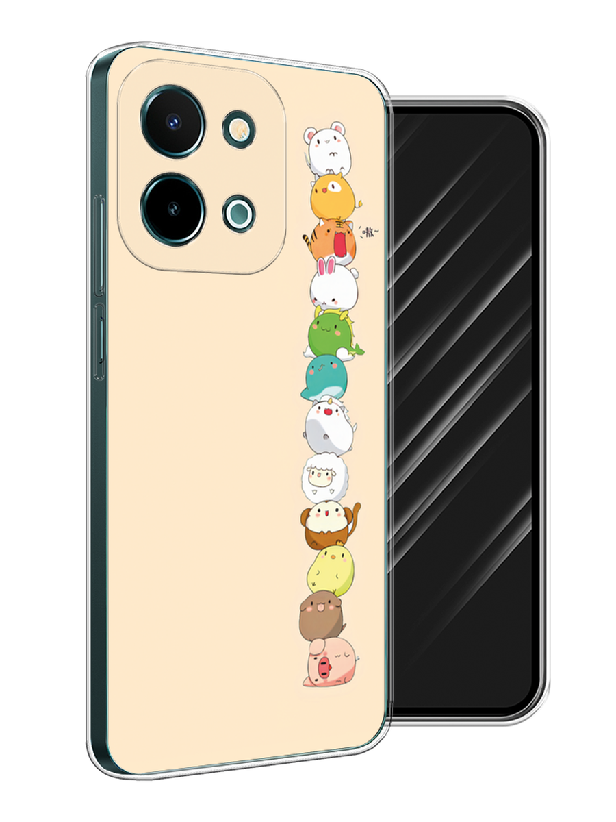 

Чехол Awog на Vivo Y28 4G "Питомцы Чиби", Желтый, 2611650-1