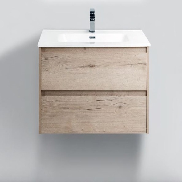 

Тумба с раковиной BelBagno Kraft 70 rovere galifax bianco