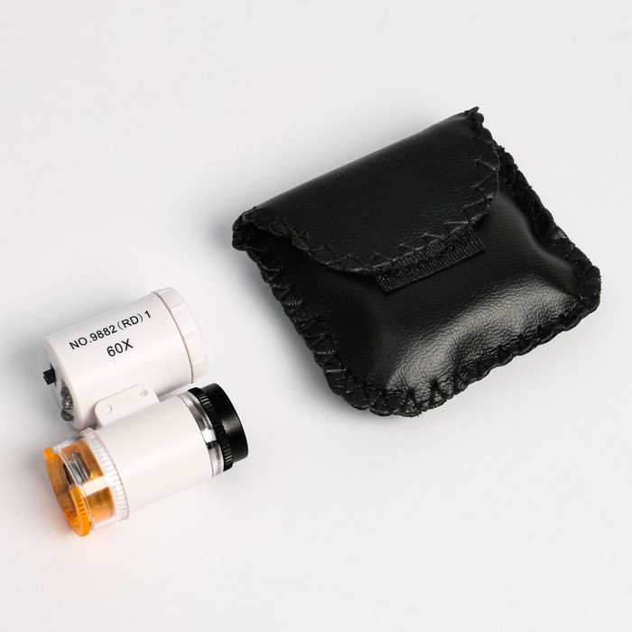 

Лупа с подсветкой, для проверки денег, кратность 60х, белая