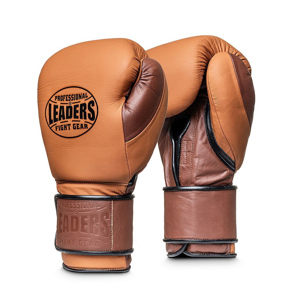 

Перчатки боксерские LEADERS HERITAGE BR/BG коричнево-бежевый 14 oz, Коричневый, HERITAGE BR/BG