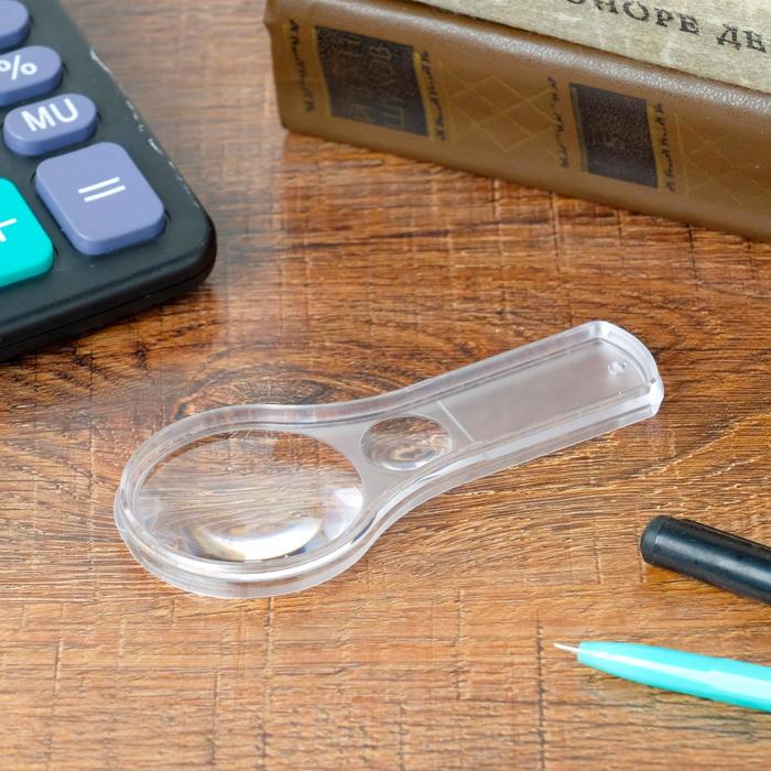 

Лупа с прозрачным корпусом 5х, 10х, d=18 мм d=45 мм, Белая