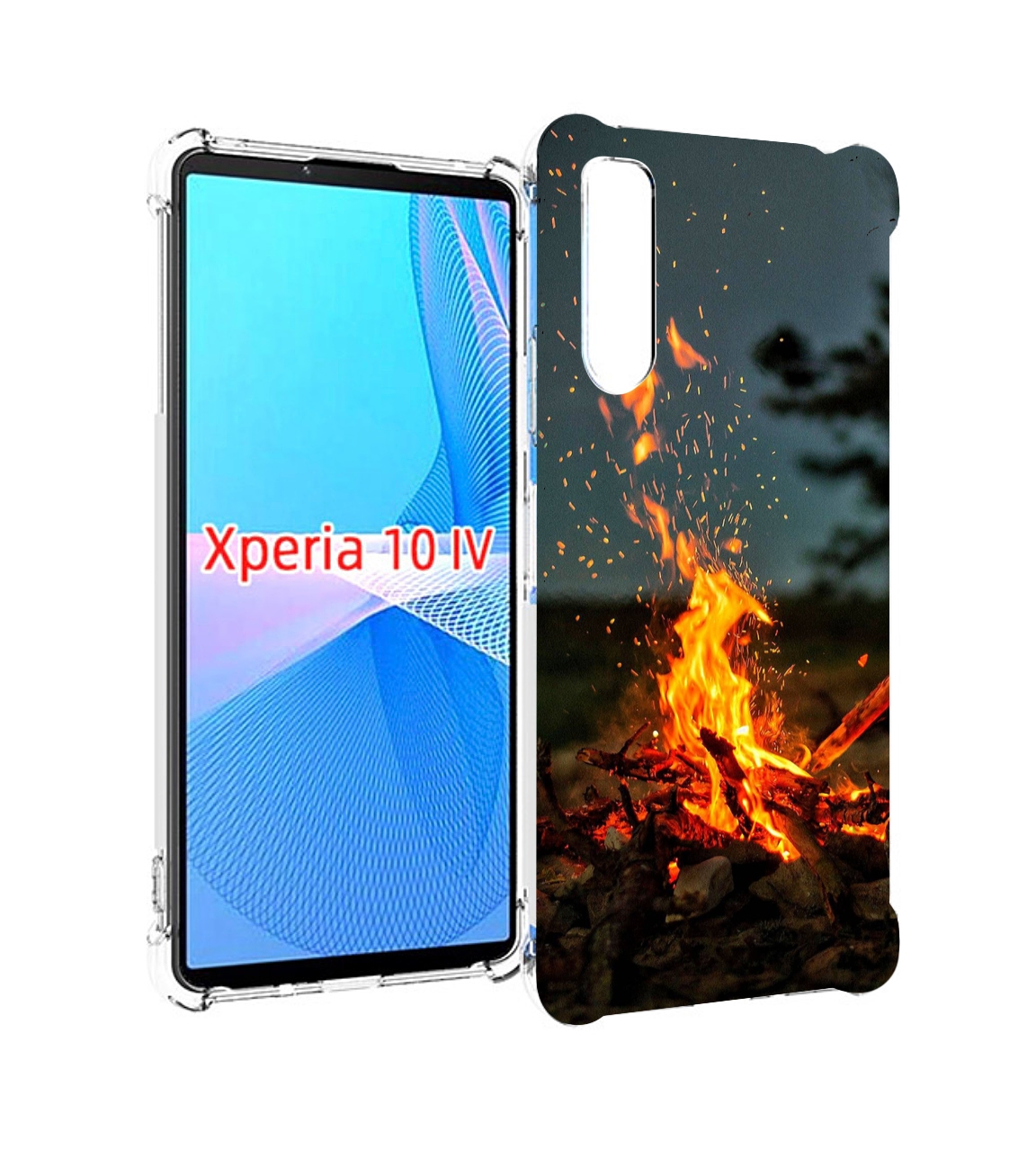 

Чехол MyPads Костер-ночное-небо для Sony Xperia 10 IV (10-4), Прозрачный, Tocco