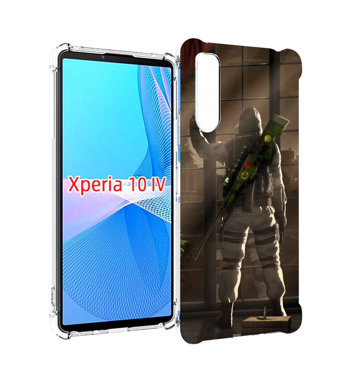 

Чехол MyPads Контр-Страйк-в-дыму для Sony Xperia 10 IV (10-4), Прозрачный, Tocco