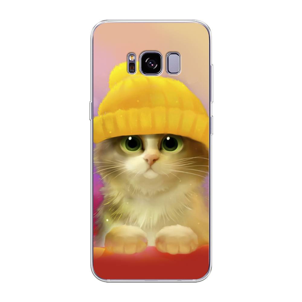 фото Чехол awog "котенок в желтой шапке" для samsung galaxy s8 +