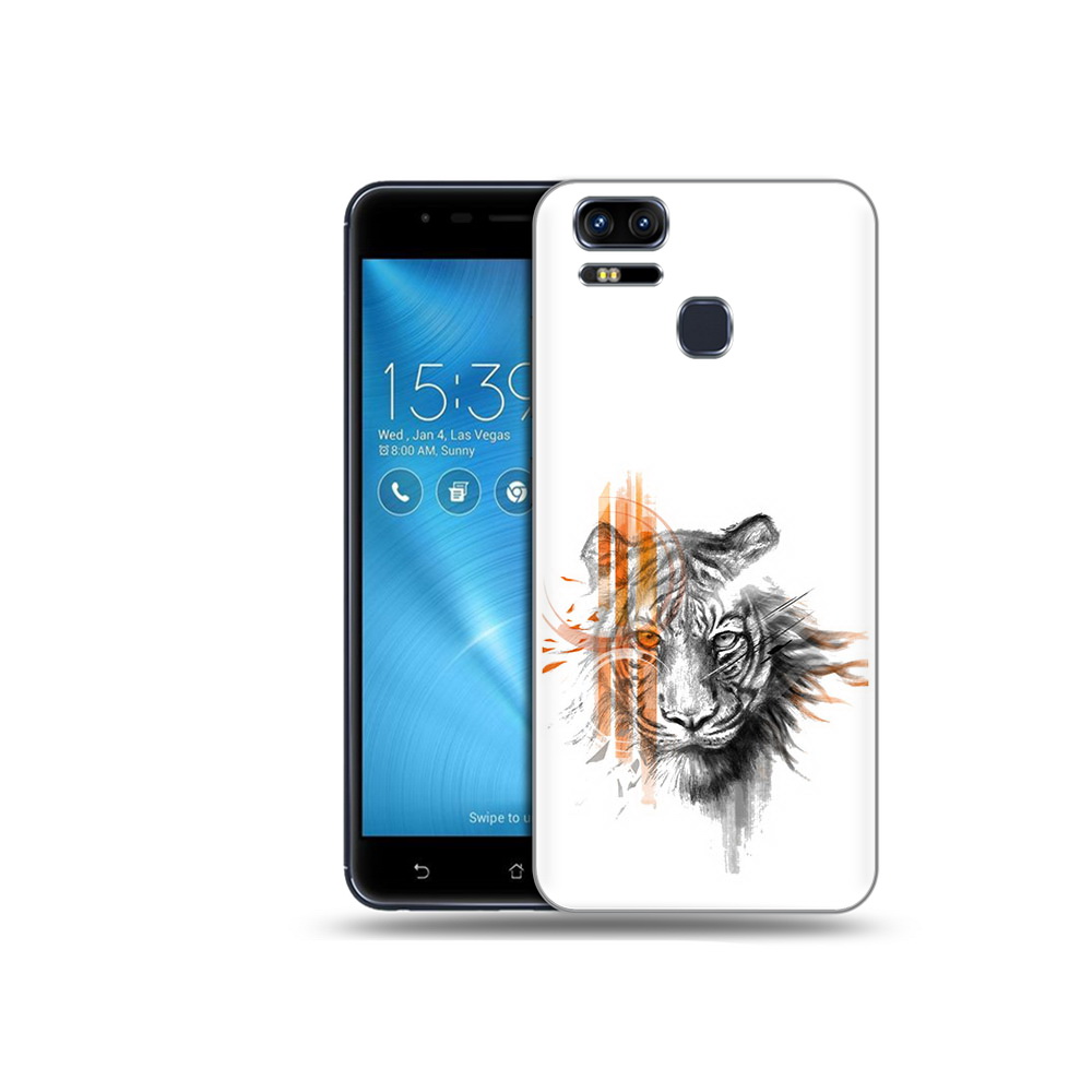 

Чехол MyPads Tocco для Asus ZenFone 3 огненный тигр (PT51214.656.526), Прозрачный, Tocco