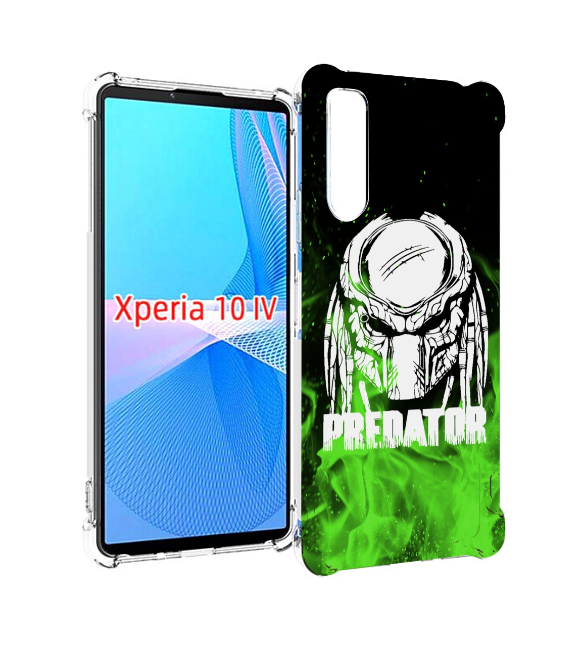 

Чехол MyPads Знак-хищника для Sony Xperia 10 IV (10-4), Прозрачный, Tocco