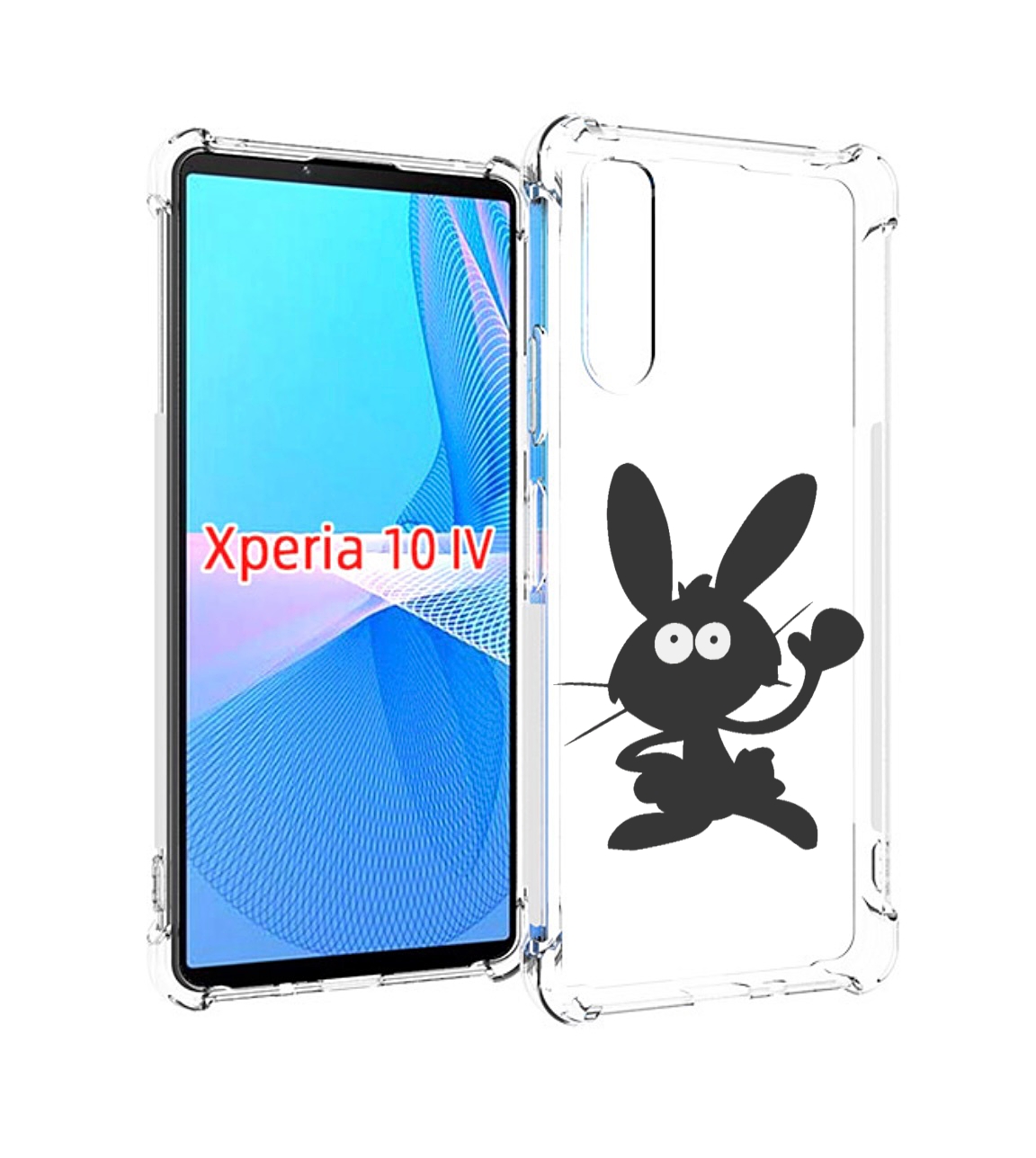 

Чехол MyPads Заяц для Sony Xperia 10 IV (10-4), Прозрачный, Tocco