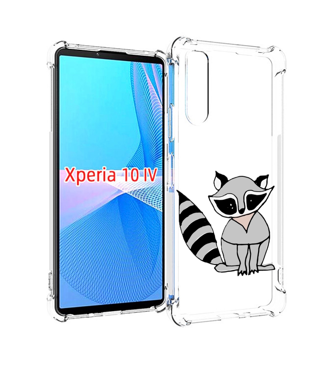 

Чехол MyPads Енотик для Sony Xperia 10 IV (10-4), Прозрачный, Tocco