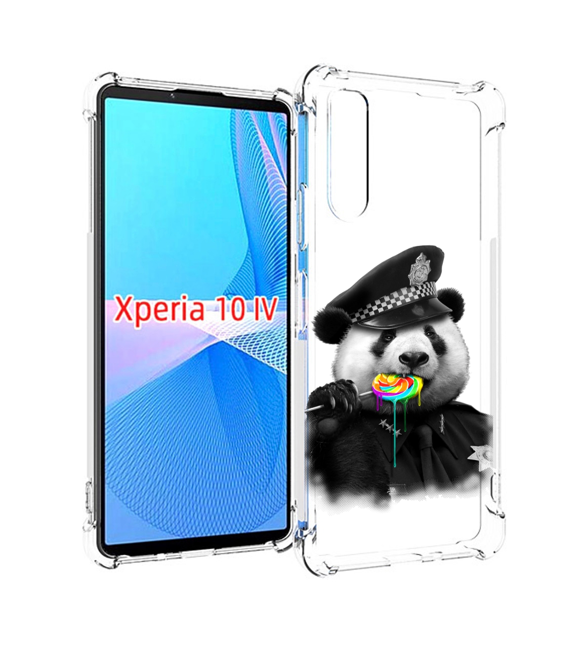 

Чехол MyPads Панда полиция для Sony Xperia 10 IV (10-4), Прозрачный, Tocco