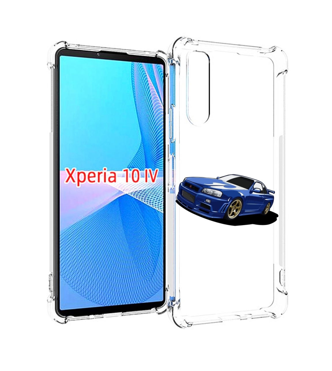 

Чехол MyPads Джитиэр для Sony Xperia 10 IV (10-4), Прозрачный, Tocco