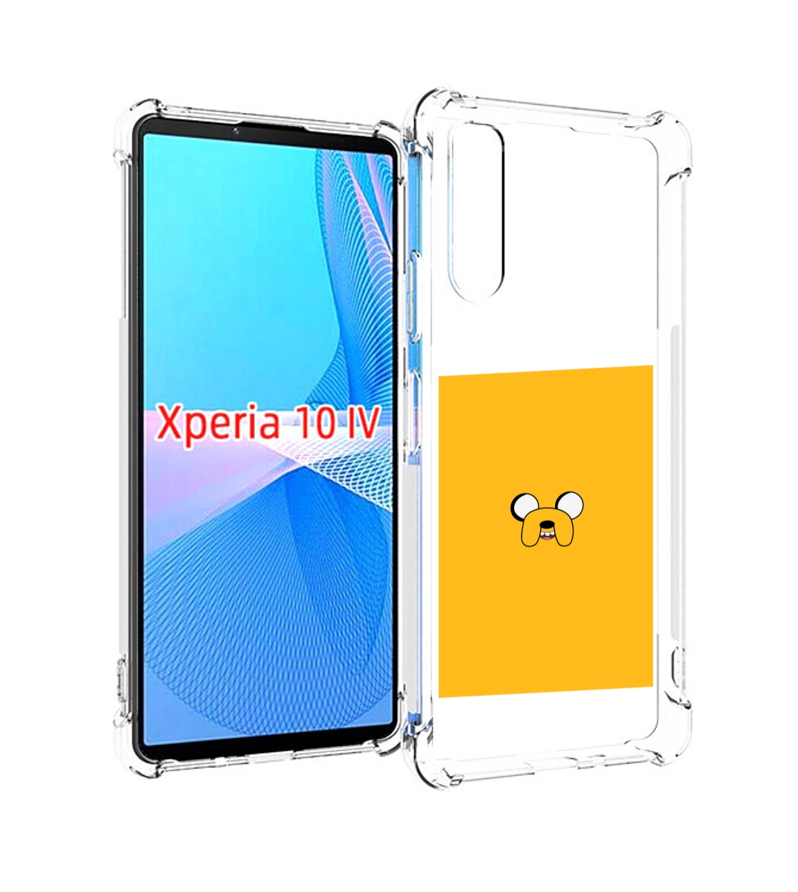 

Чехол MyPads Джейк-время-приключений для Sony Xperia 10 IV (10-4), Прозрачный, Tocco