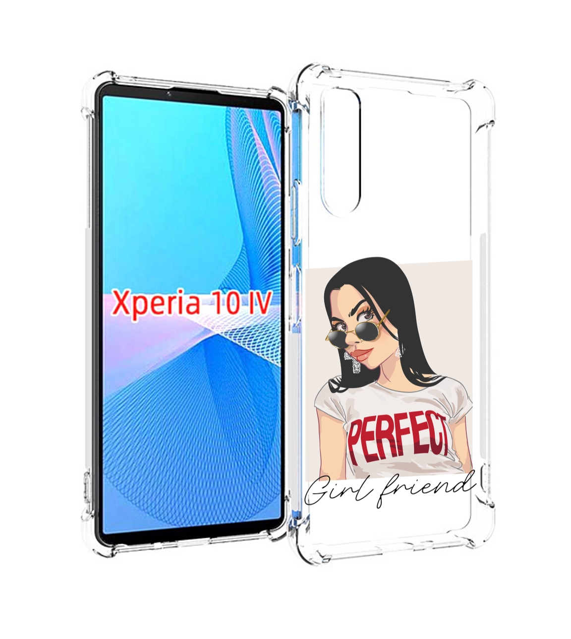 

Чехол MyPads Девушка-с-сережками женский для Sony Xperia 10 IV (10-4), Прозрачный, Tocco