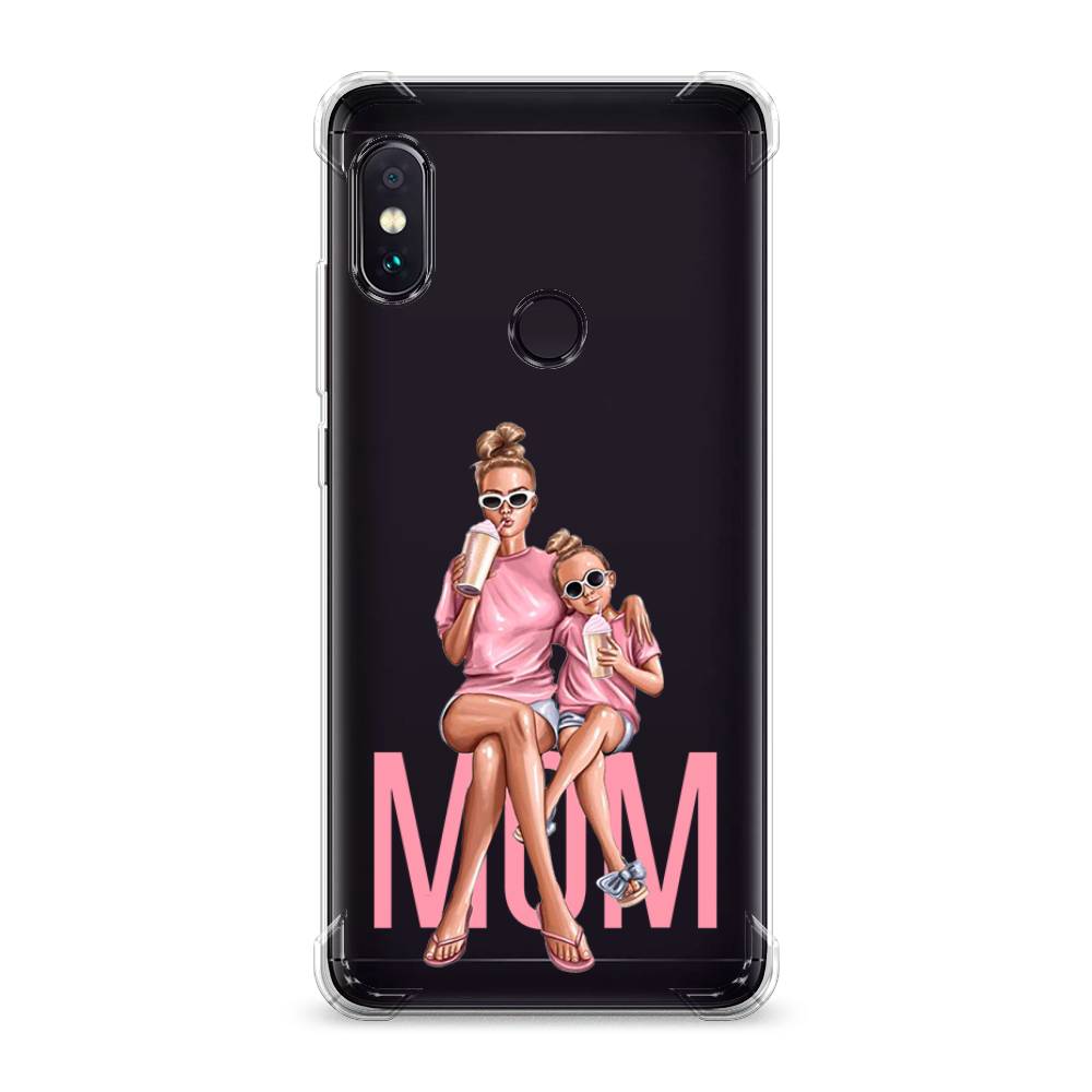 фото Противоударный силиконовый чехол "lovely mom" на xiaomi redmi note 5 awog