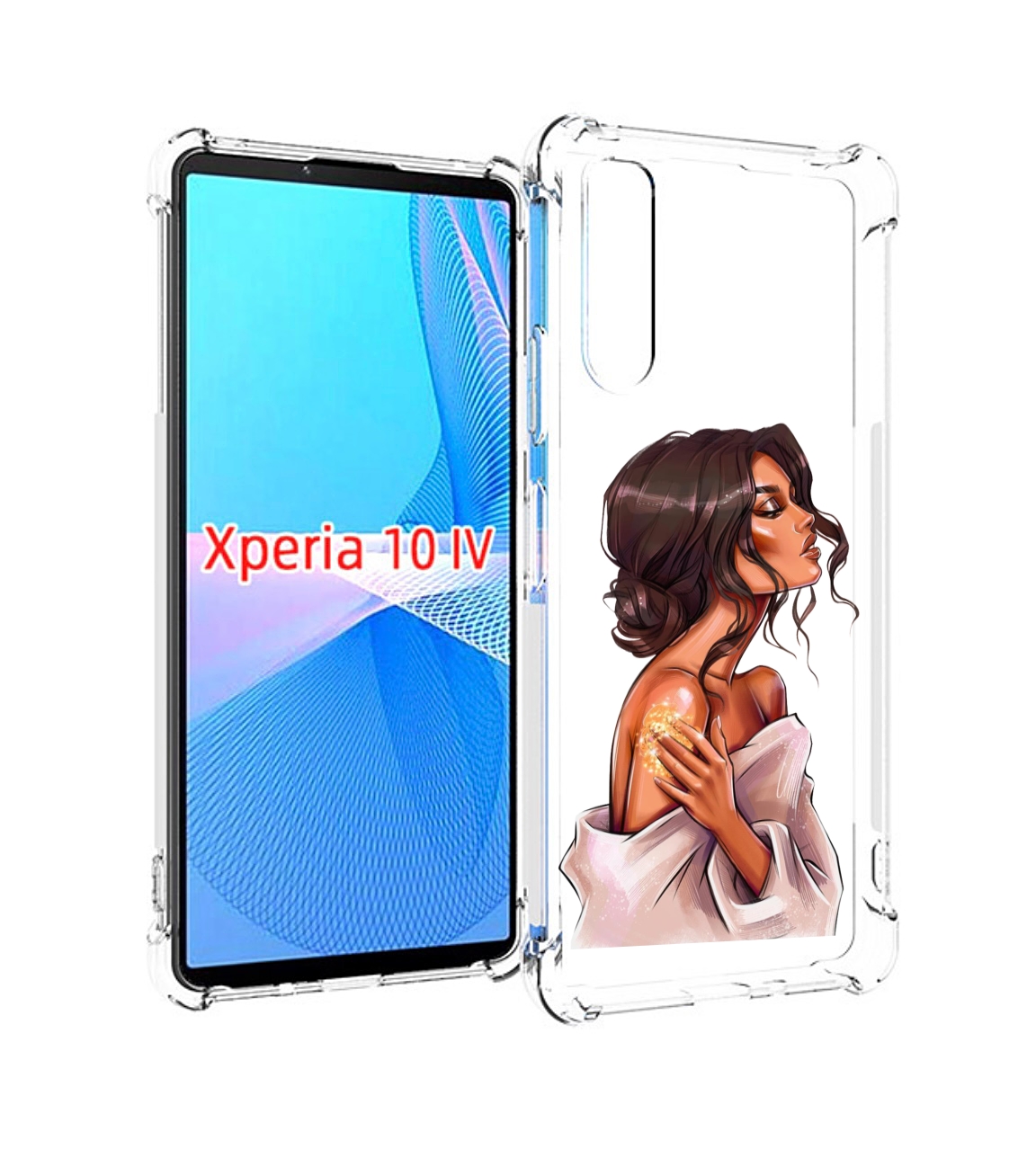 

Чехол MyPads Девушка-нежная женский для Sony Xperia 10 IV (10-4), Прозрачный, Tocco