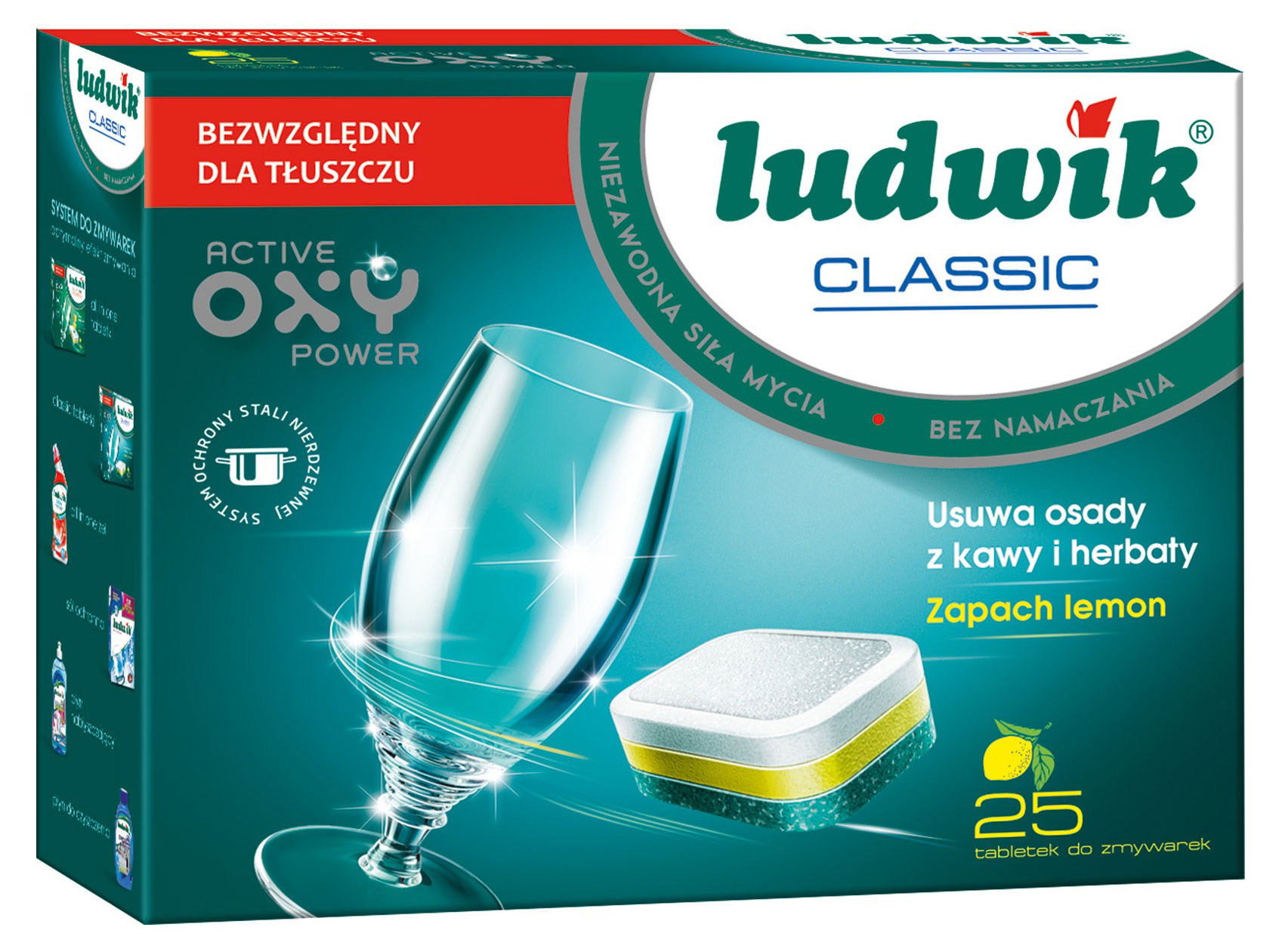 Таблетки для посудомоечных машин Ludwik Classic 25 шт
