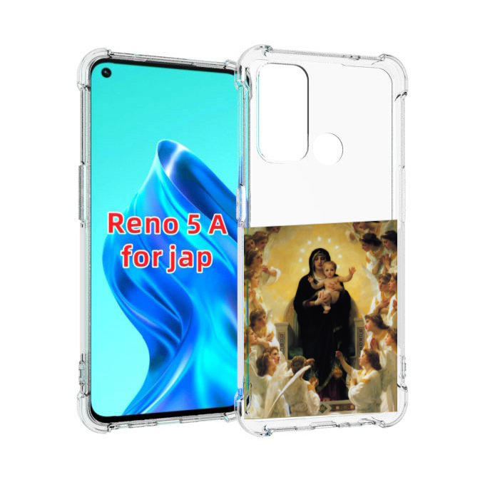 

Чехол MyPads дева-мария для Oppo Reno 5A, Прозрачный, Tocco