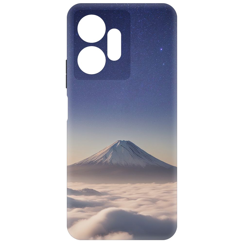 

Чехол-накладка Krutoff Soft Case Япония, Фудзияма для INFINIX Zero 20 черный