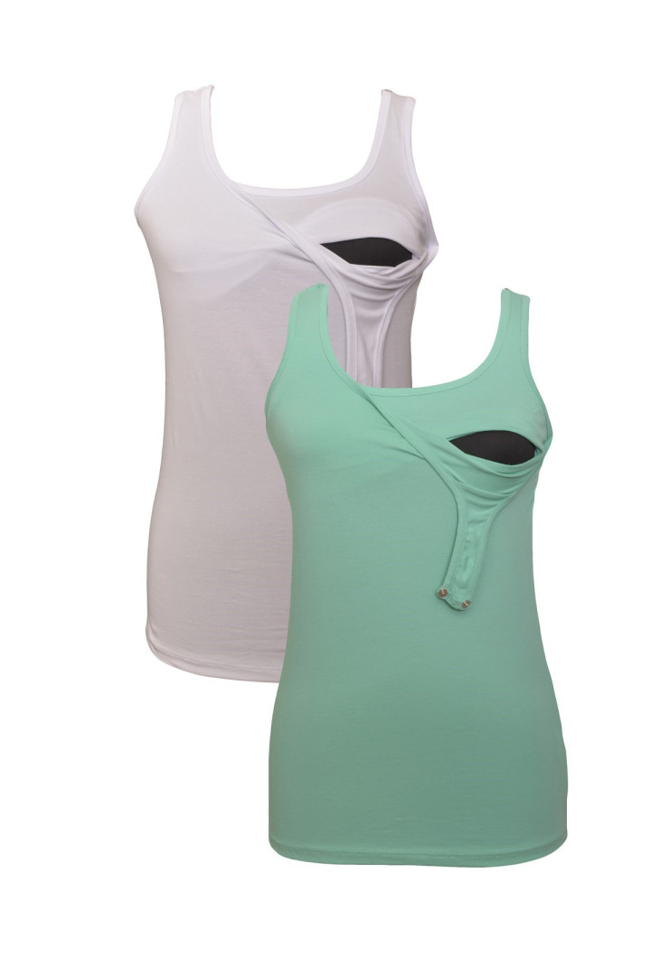 

Майка для беременных женская Luvmabelly 58780 белая XL (доставка из-за рубежа), Белый, 58780