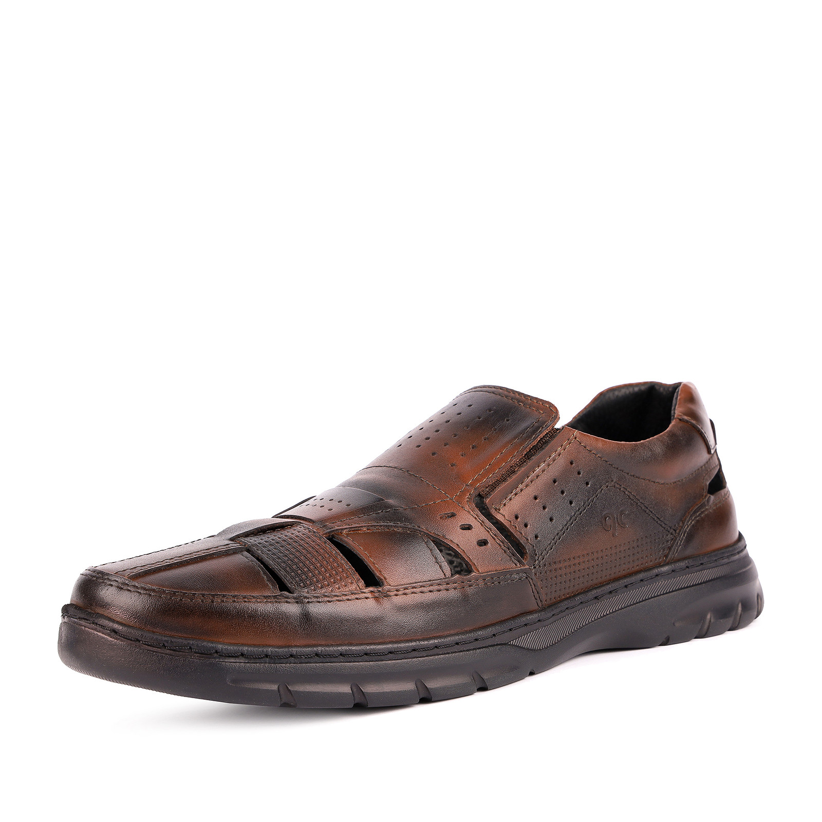 

Туфли мужские quattrocomforto 333-41MZ-037KK коричневые 44 RU, Коричневый, 333-41MZ-037KK