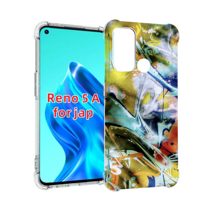 

Чехол MyPads граффити-хаос для Oppo Reno 5A, Прозрачный, Tocco
