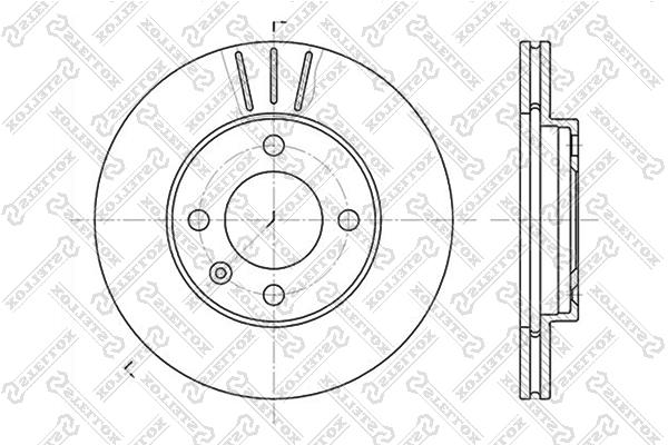 

Тормозной диск Stellox 6020-4724V-SX