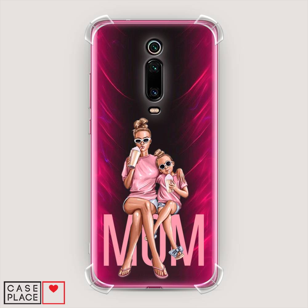 фото Противоударный силиконовый чехол "lovely mom" на xiaomi redmi k20 awog