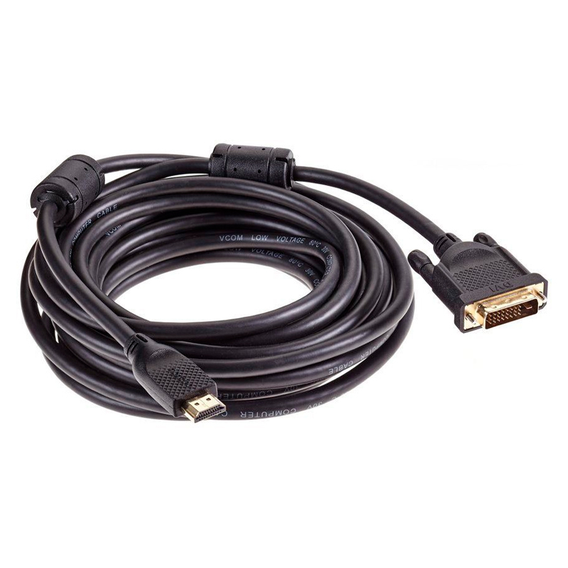 

Кабель VCOM HDMI - DVI вилка-вилка 7.5м (CG484GD-7.5M) черный