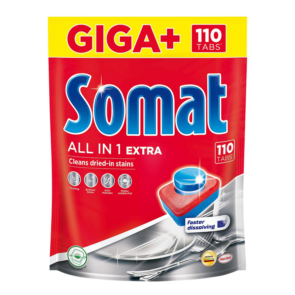 фото Таблетки somat all in 1 extra для посудомоечной машины 110 шт