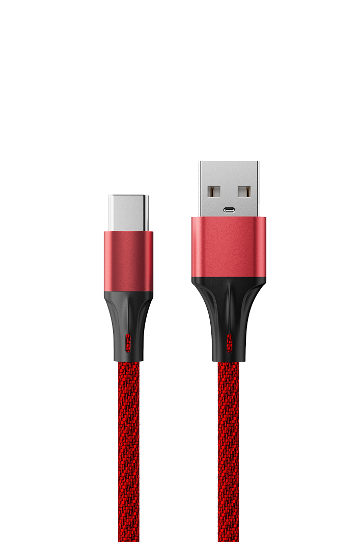 фото Аксессуар accesstyle usb - type-c 2m red ac30-f200m