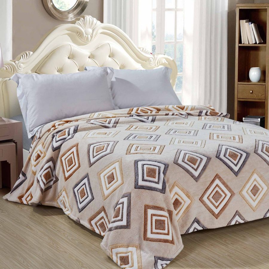 

Плед евро 200х220 на кровать и диван Cleo Home Bamboo Collection велсофт, Bamboo Collection