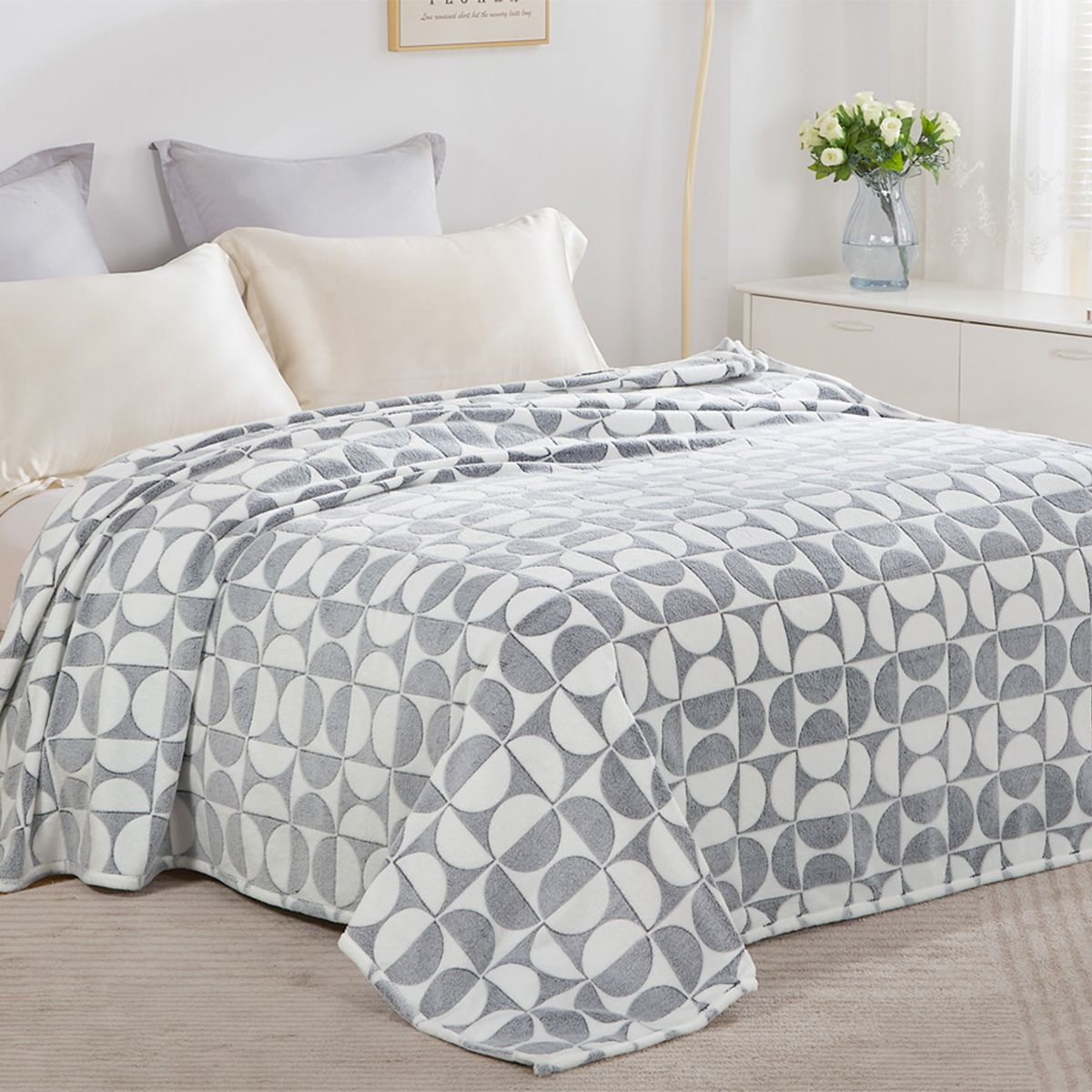 

Плед двуспальный 180х200 на кровать и диван Cleo Home Bamboo Collection велсофт, Bamboo Collection