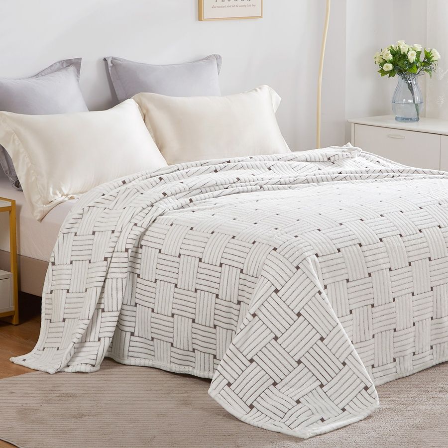 

Плед полуторный 150х200 на кровать и диван Cleo Home Bamboo Collection велсофт, Bamboo Collection
