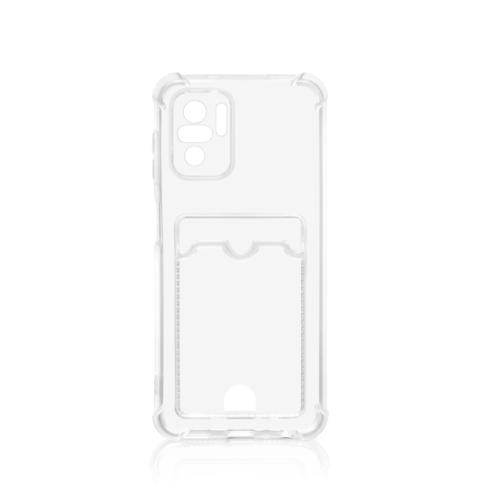 Чехол DF для Xiaomi Redmi Note 10/10S/Poco M5s Silicone Transparent xiCardCase-05