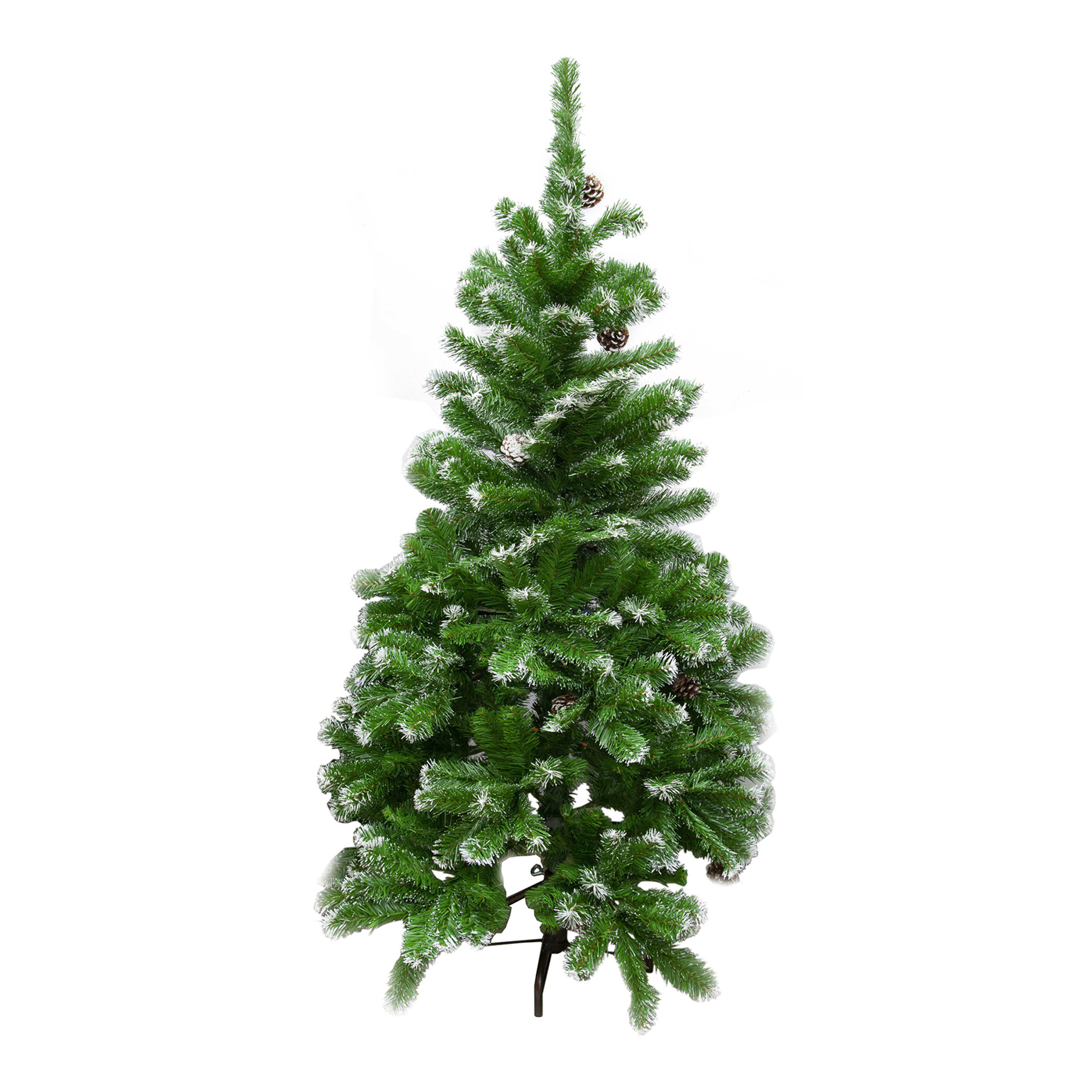 фото Ель искусственная imperial tree тuscan spruce с шишками зеленая 150 см